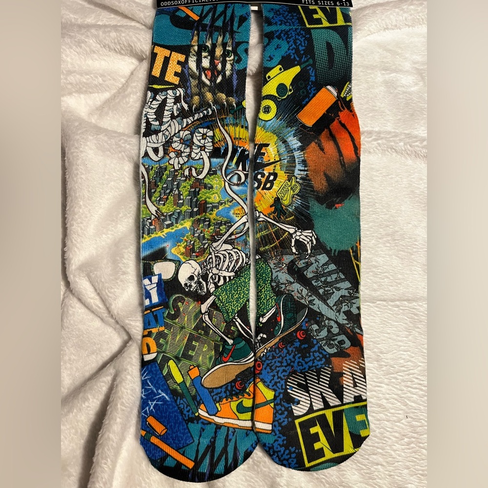 All natural 'Nike SB' 100% cotton Unisex socks one size fits all 6-13